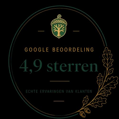 Google beoordeling 4,9 sterren - echte ervaringen van klanten