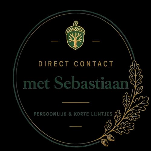Direct contact met Sebastiaan - persoonlijk & korte lijntjes